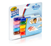 Crayola Colour Wonder Mess Free Mini Markers Classic Colours 10 Ct