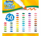Crayola Washable Super Tips Markers 50 Count