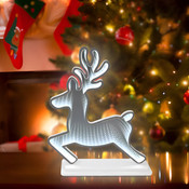 Radiant Reindeer Deluxe LED Display Ornament