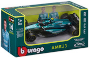 Bburago F1 1:43 Aston Martin AMR23 - Fernando Alonso #14 2023 Die-cast (No Helmet)