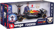 Bburago 1:24 2023 Race Oracle Red Bull RB19 Die-Cast Car with Verstappen #1 Figure