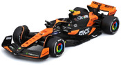 Bburago 1:43 2024 McLaren MCL38 Team 2-Pack Diecast Model Cars (Black/Orange)