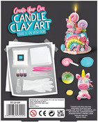 Creat Your Own Candle Clay Art - Cake