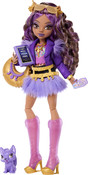 Monster High Clawdeen Wolf Doll with Pet Crescent
