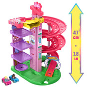 Hot Wheels Racerverse Barbie Spiral Race Track Set