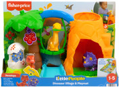 Fisher-Price Little People Dinosaur Village & Play Mat Toddler Playset