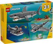 LEGO Creator 3-in-1 Fierce Shark with a Treasure Chest 31381