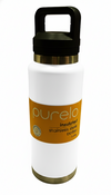 Insulated Stainless Steel Bottle  1L - White
