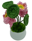 Crochet Flowers - Pink Daises