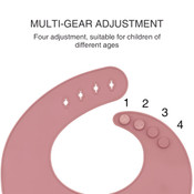 Catch-all Silicone Bib - Pink