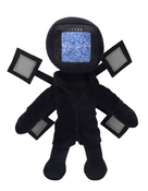 Skibidi Toilet Static TV Plush 