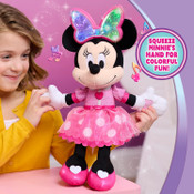 Disney Junior Colourfinity Minnie Mouse 15inch Plush
