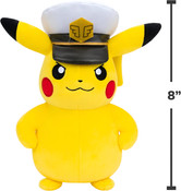 Pokemon - Captain Pikachu 8" Plush