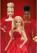 Barbie Mattel 80th Anniversary Ruby-Red Celebration Blonde Fashion Doll