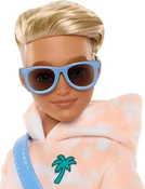 Barbie Dream Besties Ken Fashion Doll With 9 Summer & Skateboard Themed Accessories