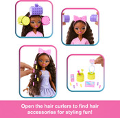 Barbie Dream GET Ready Brooklyn Fashion Doll with Stylised Hair