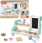 Fisher-Price Wood Pretend Play Coffee Shop & Toy Register
