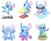 Disney Stitch Happy Movement Series 