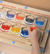 Wonder Co Grow - Colours & Counting Magnetic Maze