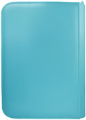 Ultra Pro Vivid 4-Pocket Zippered Pro-Binder - Light Blue