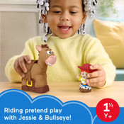 Fisher-Price Little People Disney Pixar Toy Story Bobbin' Bullseye & Jessie