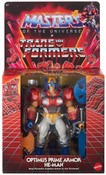 Masters of the Universe x Transformers Optimus Prime Armor He-Man Action Figure