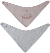 Twinkle Tots - Dribble Bib Pink Floral 2 Pack