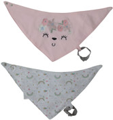 Twinkle Tots - Dribble Bib Rosie Bloom 2 Pack
