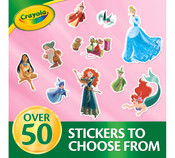 Crayola Disney Princess Colour & Sticker Activity Set with Markers