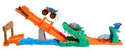 Hot Wheels Monster Trucks Crocodile Crash Challenge Playset