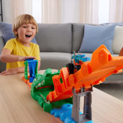 Hot Wheels Monster Trucks Crocodile Crash Challenge Playset