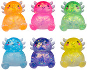 Squishy Glitter Axolotl