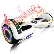 Hoverx Light-Up Hoverboard - White