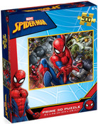 Marvel Spiderman and Villains 3D Jigsaw Puzzle 500pc