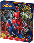 Marvel Spiderman and Villains 3D Jigsaw Puzzle 500pc