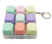 Pastel Keyboard Fidget Keychain