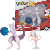 Pokemon Battle Figure Set - Mew and Mewtwo