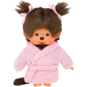 Monchhichi - Pink Bathrobe Girl Plush Doll