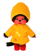 Monchhichi - Yellow Raincoat & Red Shoes Plush Doll