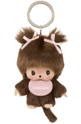 Monchhichi - Mini Bebichhichi Girl KC Plush Keyring