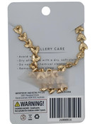 Lola Luxe - Gold Heart Link Necklace