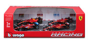 Bburago 1:43 F1 Ferrari #16 Leclerc 4pc Gift Pack