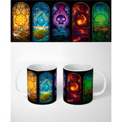 Magic The Gathering - Stained Glass Mug