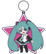 Hatsune Miku - Star Moulded Keyring