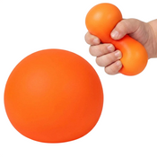 Textured Squish Ball - Orange 