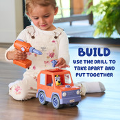 Bluey Build-A-Buddy Motorized Car with Drill