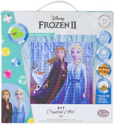 Crystal Art - Elsa Anna & Olaf 30x30cm Kit