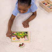 Melissa & Doug - Dinosaurs Puzzles in a Box
