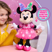 Disney Jr. Colorfinity Minnie Mouse Interactive Plush