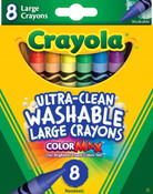Crayola 8 Washable Large Crayons